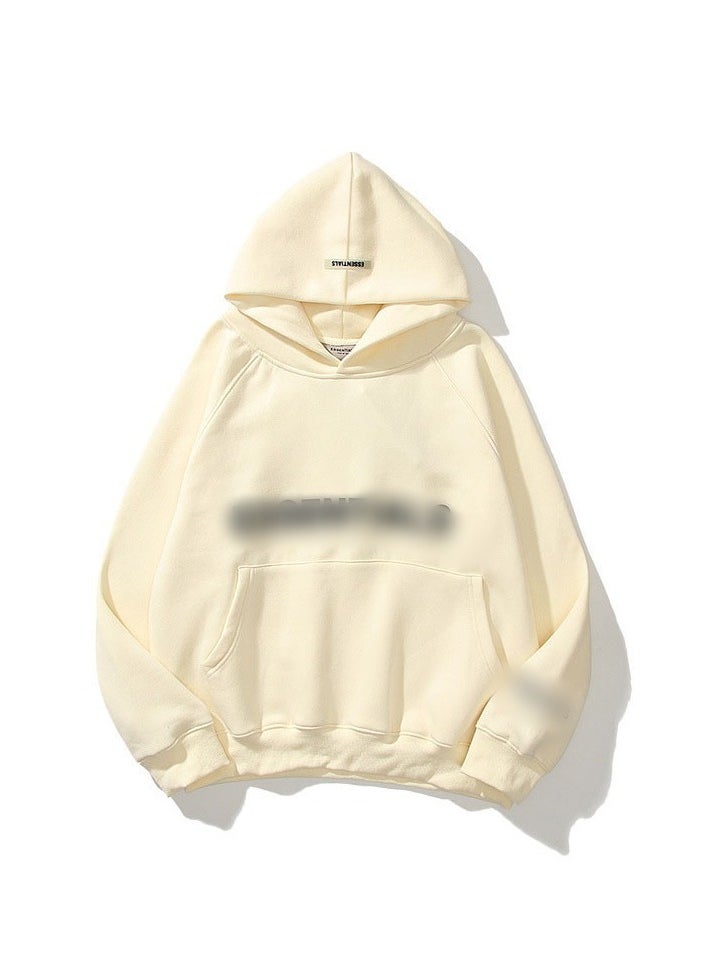 KUYING - New Printed Casual Hooded Sports Top - Image 1