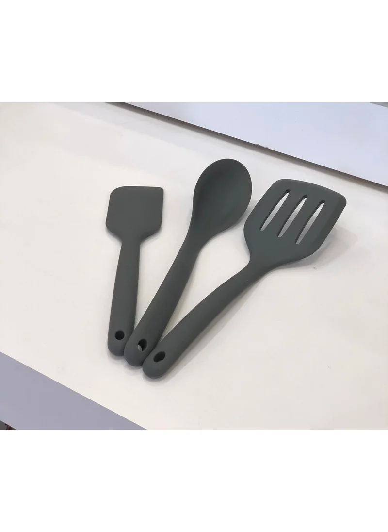 Korkmaz 3-Piece Silicone Serving Set