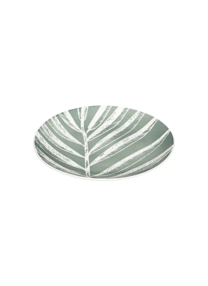 SG - Sg Leaf Pattern Porcelain Dessert Plate 19 x 2cm - Image 1