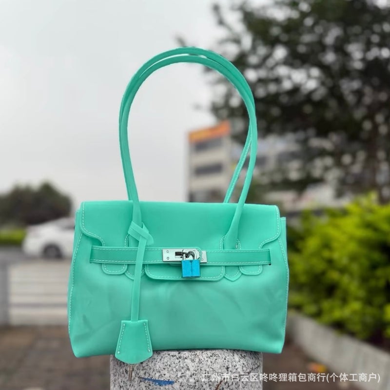 حقيبة دلو من البولي فينيل كلوريد الشفافة - Image 5
