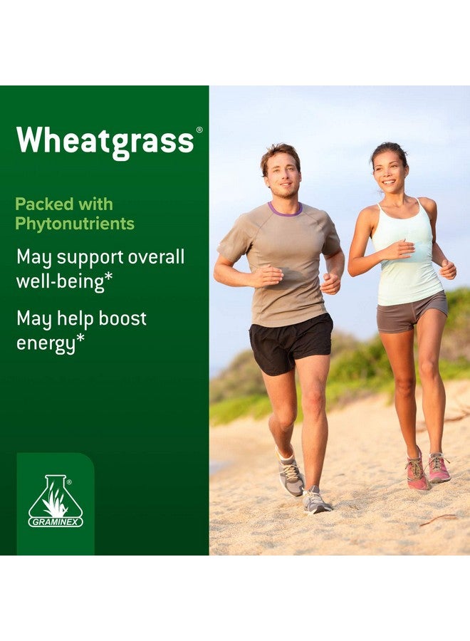 GRAMINEX Wheatgrass Tablets Natural Immunity Antiaging Support Boosts Energy Wellness Amino Acids Vitamins Minerals Antioxidants Greens Superfood Supplement 240 Nongmo Tabs - Image 5