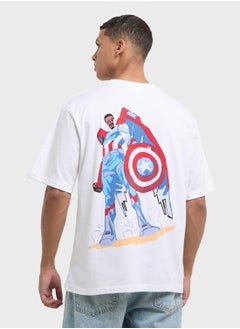 MARVEL Mens Over Size Crew Neck  - Image 1