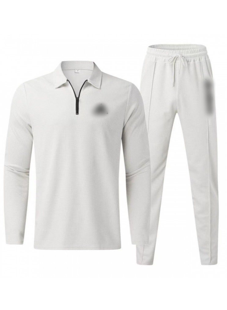 KUYING Men's Loose Sportswear And Sports Pants Two-Piece Set  - Image 1