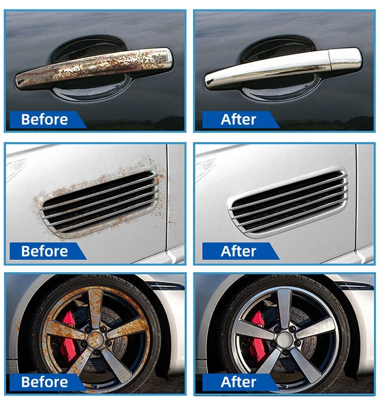 OGAS Iron Powder Remover Spray 120ml – Wheel Dust & Brake Dust Remover, Rust Fallout Cleaner for Car Paint & Wheels - Image 4