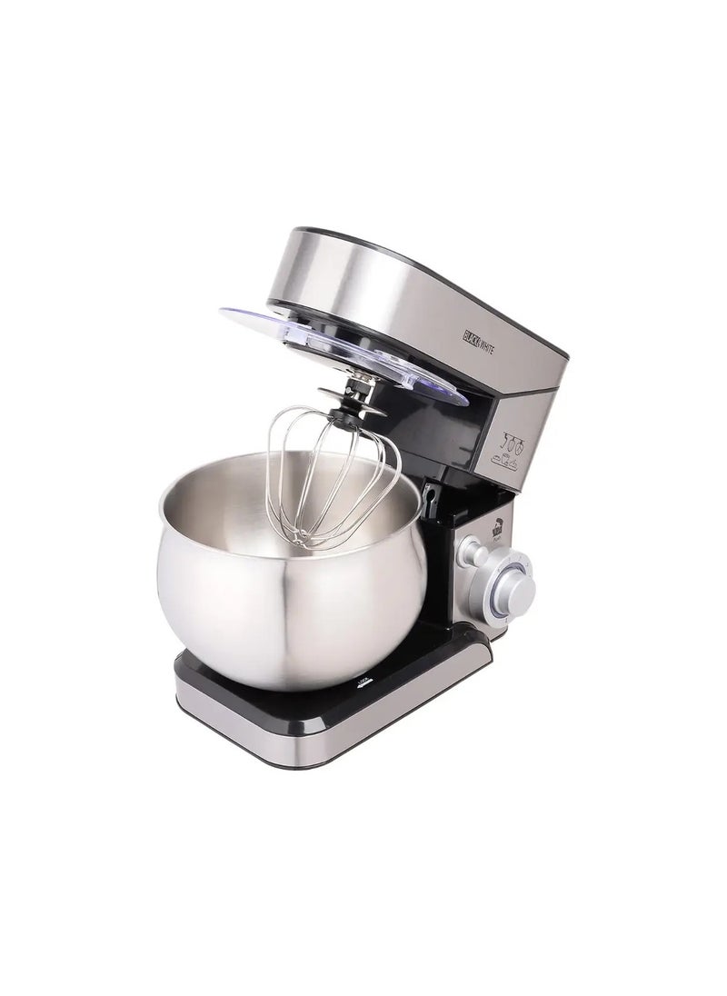 Black & White - Black and White Mixer, 1200 Watts, 5 Liters, Sc-205, Multi-Use, Stainless Steel Bowl - Image 1