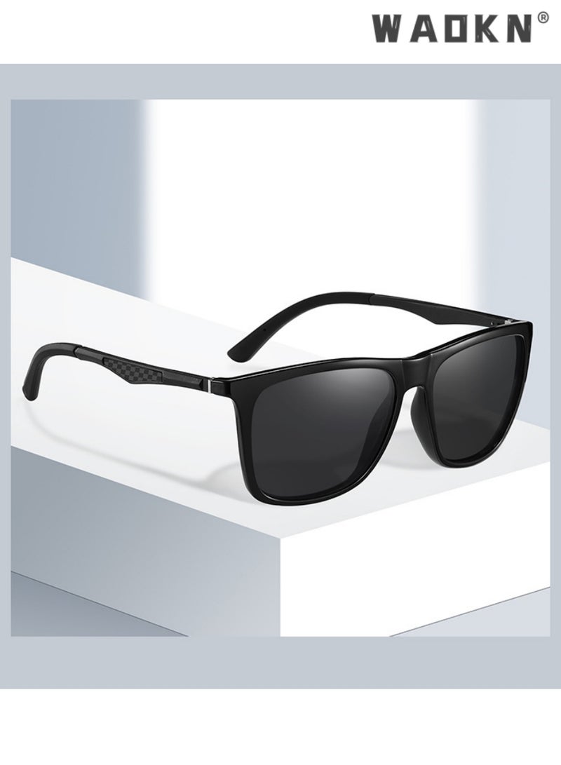 دبليو أيه أو كي أن نظارات شمسية مستقطبة للنساء والرجال، نظارات شمسية كلاسيكية للقيادة للسيدات، نظارات شمسية عصرية على شكل فراشة للنساء في الهواء الطلق، حماية 100% من الأشعة فوق البنفسجية 400 - Image 5