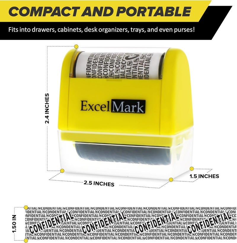 ExcelMark Rolling Identity Theft Stamp (Large) - Image 2
