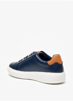 DUCHINI Men's Solid Lace-Up Low Ankle Sneakers  - Image 2