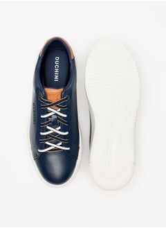 DUCHINI Men's Solid Lace-Up Low Ankle Sneakers  - Image 4
