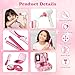 RedCrab Kids Beauty Salon Toy Set Girls Salon Hair Stylist Pretend Makeup Kit Includes Kids Hair Dryer Comb Makeup Bag and Other Accessories 38 Years Ideal Gift for Children - Image 4