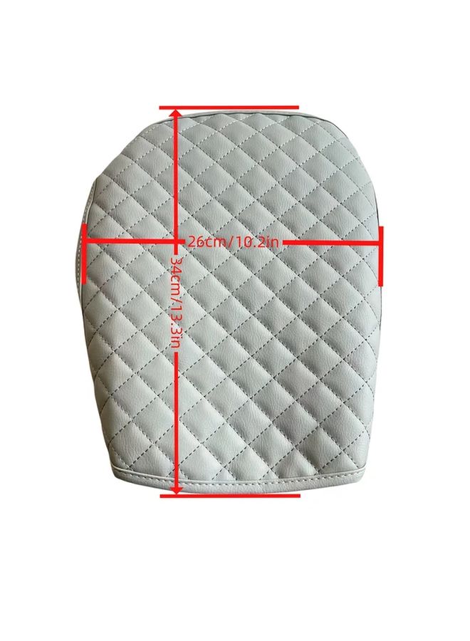 Car Leather Armrest Cover For 2009 2015 Pilot Center Console Box Protector - Image 2