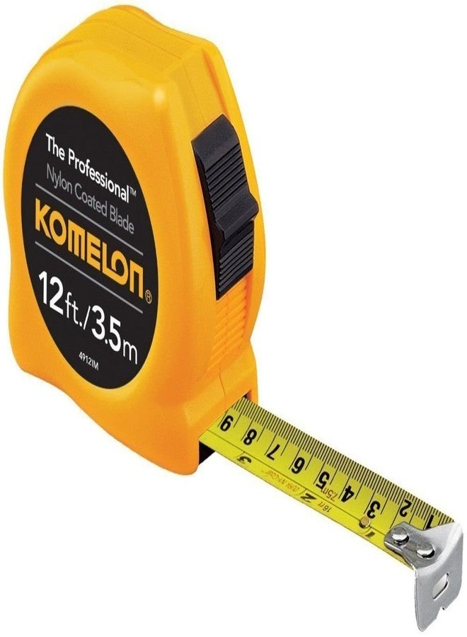 Komelon 4912IM 2 Pack 12ft. The Professional Tape Measure, Yellow