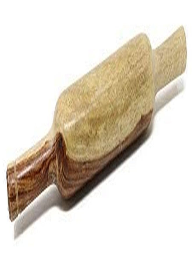 faas Handmade Wooden Belan Chapati/Puri/Papad Wooden Rolling Pin12 inch (Brown, Pack of 1) - Image 3