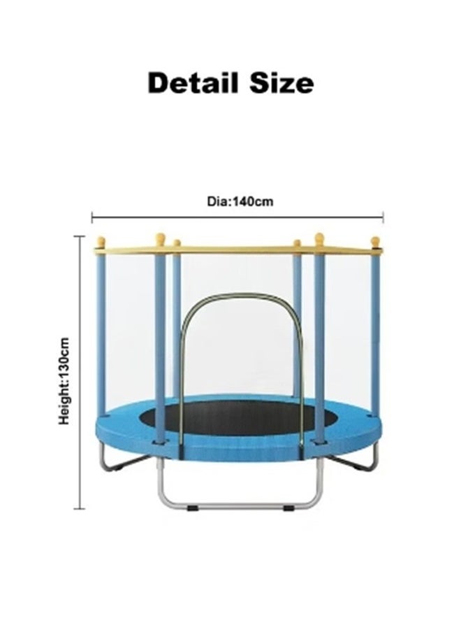 Beauenty - Home Garden Indoor Trampoline Park Outdoor Kids Children Trampolines With Safety Net - Image 1