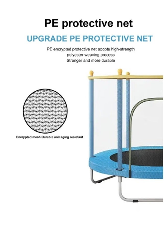 Beauenty - Home Garden Indoor Trampoline Park Outdoor Kids Children Trampolines With Safety Net - Image 1