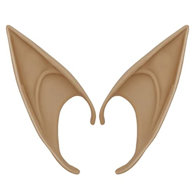 Yilistore 2 Pairs Elf Ear Cuffs, Pixie Dress Up Costume Soft Pointed Goblin Ears,Masquerade Accessories Halloween Elven Vampire Fairy Ears (Deep Color) - Image 5