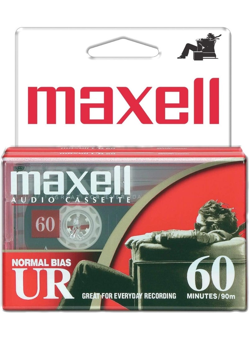 Maxell Maxell 109024 60 Minute Storage Capacity Normal Bias Type Flat Packs 2 Pack Cassettes - Image 1