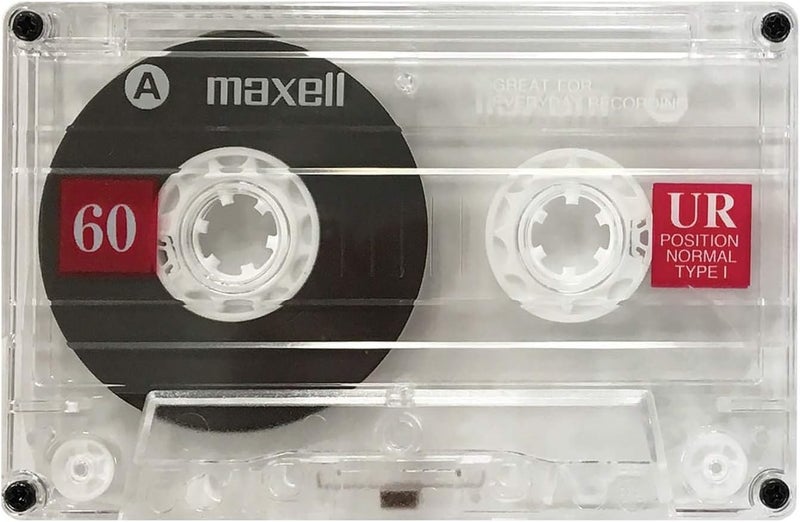 Maxell ماكسيل 109024 سعة تخزين 60 دقيقة نوع انحياز عادي عبوات مسطحة 2 عبوة كاسيت - Image 2