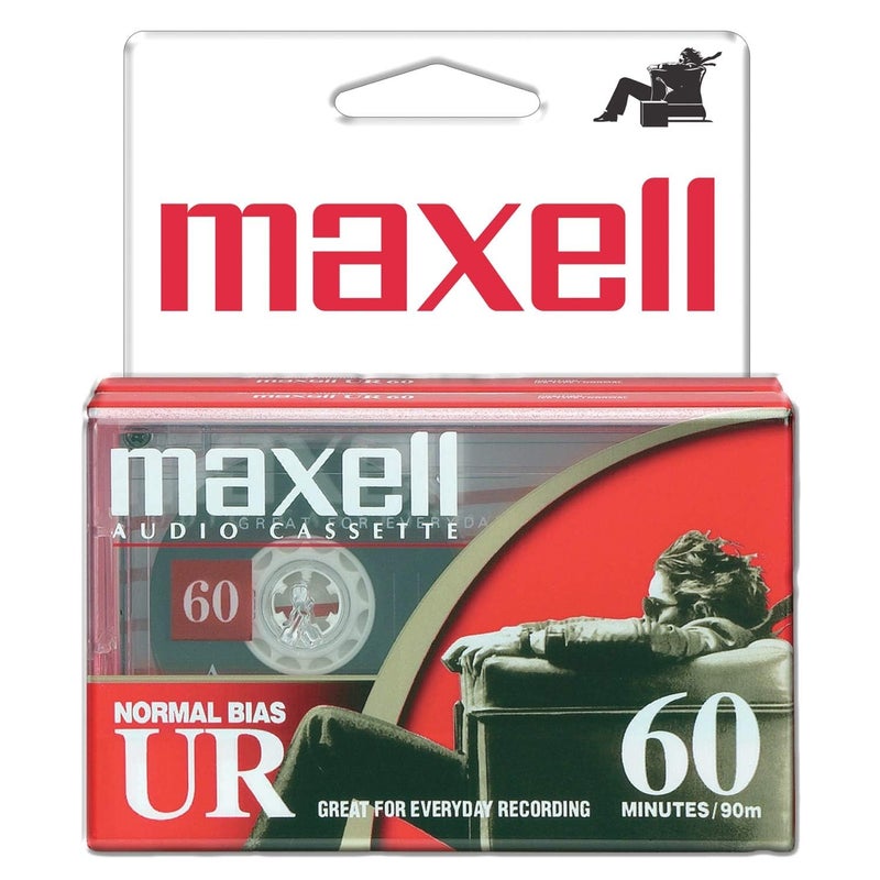 Maxell 109024 60 Minute Storage Capacity Normal Bias Type Flat Packs 2 Pack Cassettes - Image 1