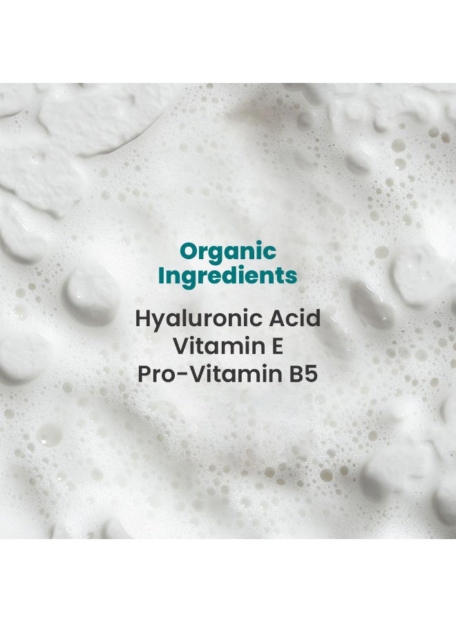BIOCOS Hyaluronic Acid Face Wash Mousse (Pack of 2) Moisturizing Face Wash, Gentle Cleansing with Aloe Vera, Vitamin E & Pro-Vitamin B5 for Hydration & Anti-Breakout Care – 120ML - Image 4