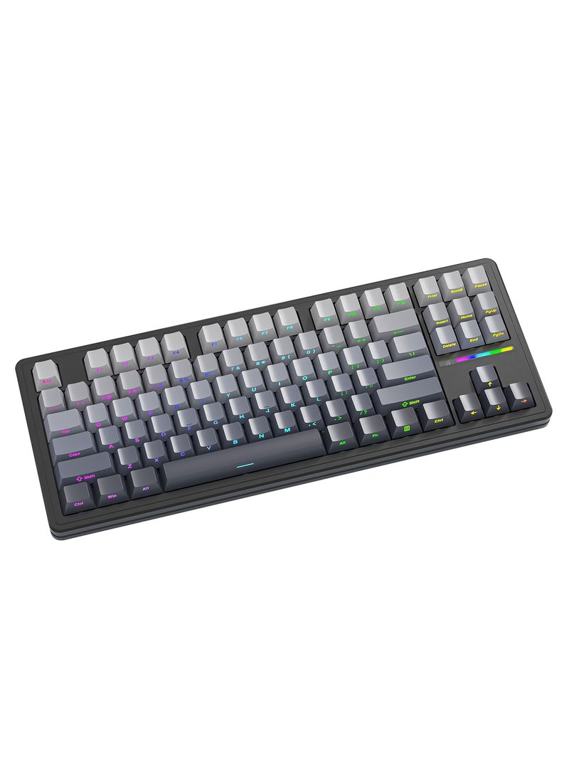 Attack Shark M87PROV2  Wireless Mechanical Gaming Keyboard,Hot Swappable Gasket RGB Custom Keyboard  - Image 1