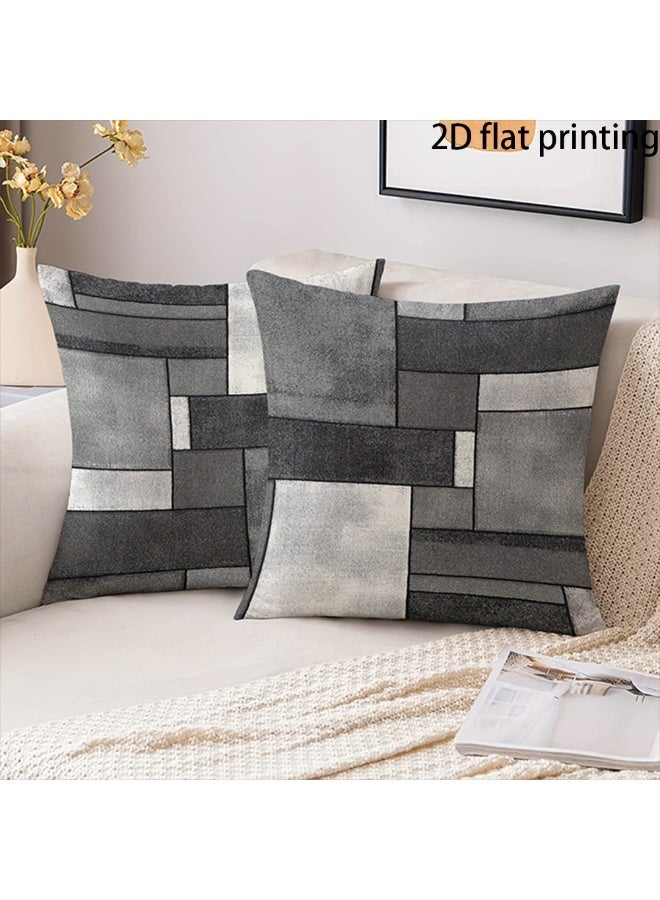 موان كوشن مودرن 45×45 سم - غطاء مخدة ديكور للانتريه والريسبشن وغرف المعيشة - Image 1
