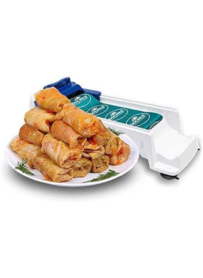 DOLMER Stuffed Grape Leaves Rolling Machine Cabbage Leaves Kitchen Roller Quick DIY Dolma Maker Tool for Perfect Rolls Easy Home Kitchen Use Gadget - Image 3