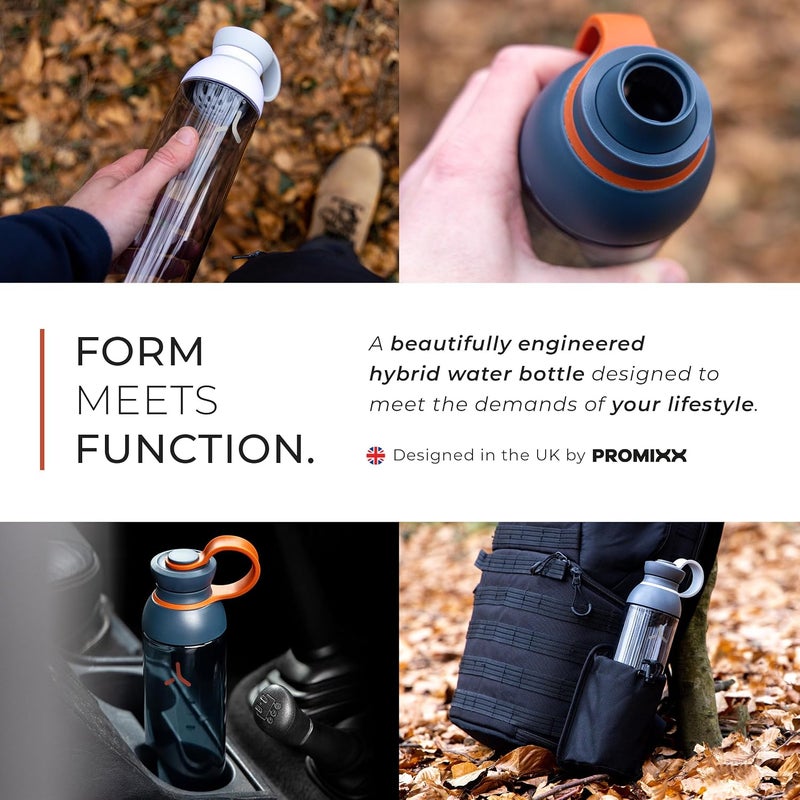 Promixx FORM Protein Shaker Bottle - 760ml / 26oz - Durable Gym Shaker with Leakproof Lid - Graphite Gray - Image 4