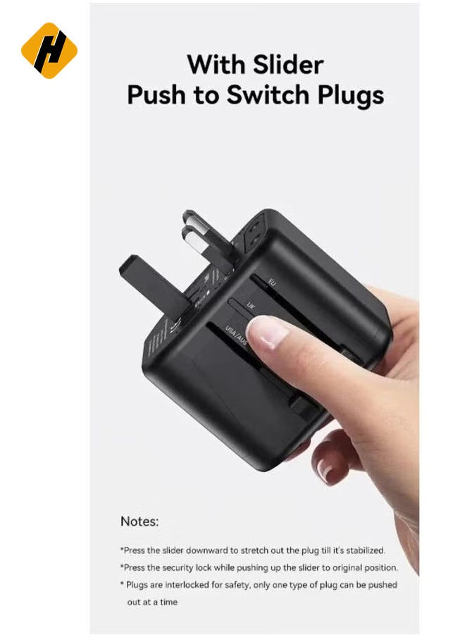 HuHa Usams US-CC173 T55 12W Dual USB Universal Travel Charger  - Image 4