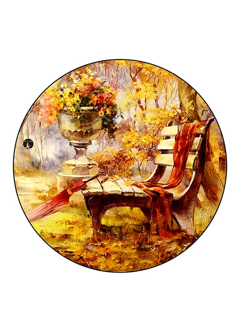 RKN Vintage Art Printed Large Pin Multicolour - Image 1