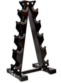 Sky Land Dumbbell Rack EM-9366 | A-Shaped Heavy-Duty Dumbbell Storage Stand | Holds 5 Pairs of Hex or Neoprene Dumbbells | Space-Saving, Sturdy & Compact Home Gym Organizer for Strength Training  - Image 1