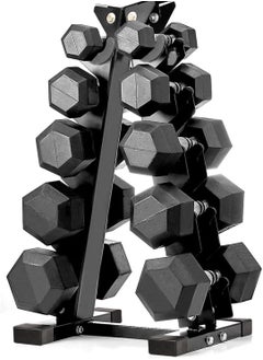 Sky Land Dumbbell Rack EM-9366 | A-Shaped Heavy-Duty Dumbbell Storage Stand | Holds 5 Pairs of Hex or Neoprene Dumbbells | Space-Saving, Sturdy & Compact Home Gym Organizer for Strength Training  - Image 3