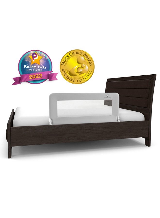 ComfyBumpy Bed Rail for Toddlers | Bed Rails for Kids, Twin, Full, Queen & King Size Bed - Adjustable Toddler Bed Rail Guard - Swing Down Baby Bed Side Rail - Gray, Regular (35.5" x 19.5"), Pack of 1 - Image 1