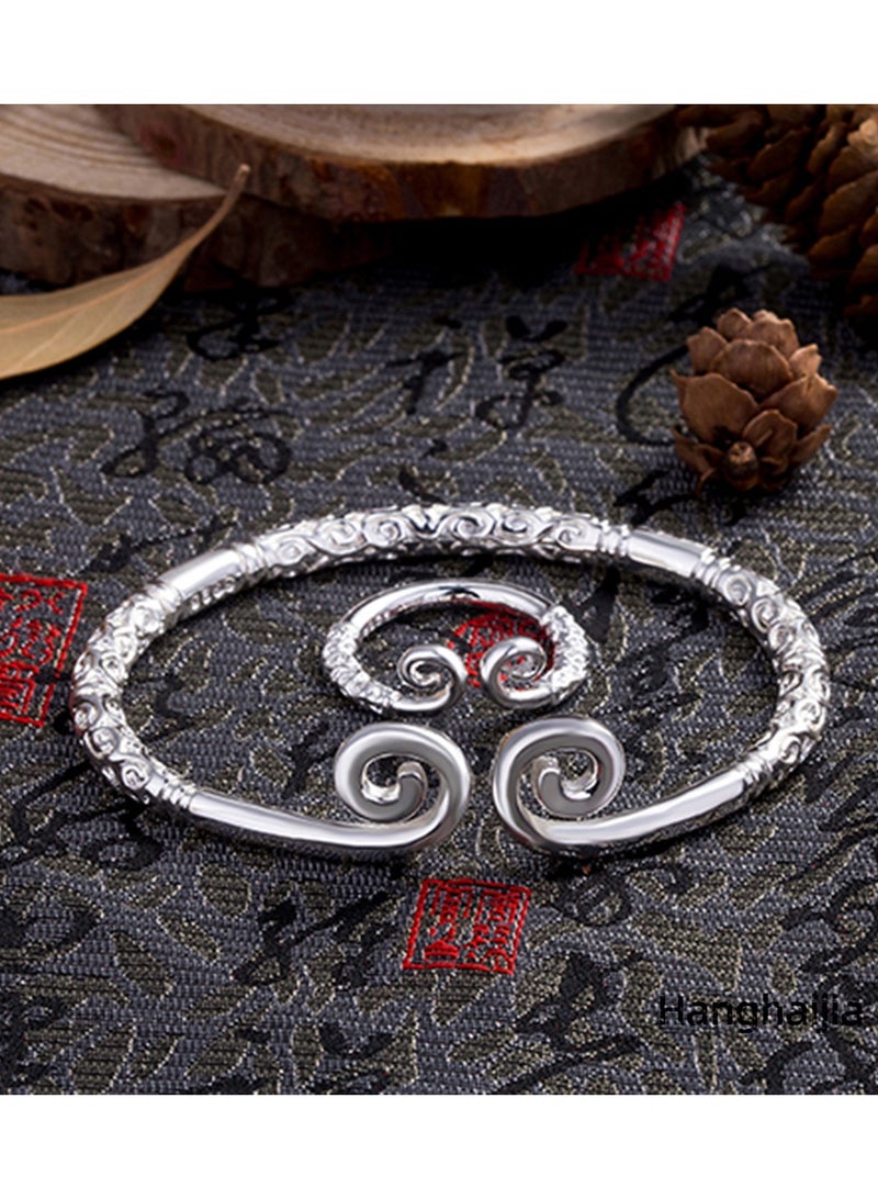 Hanghaijia Unisex Vintage Monkey King Wukong Buddhist Tightening Spell true love forever Bracelet - Image 1