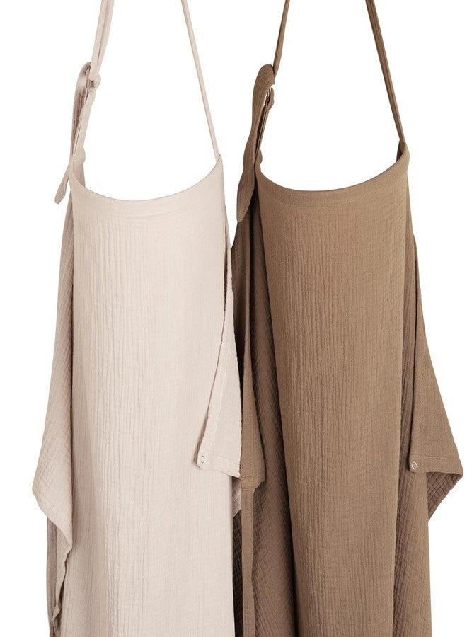 JAMBUVANTI 1Pack, Muslin Nursing Cover for Baby Breastfeeding, Breathable Privacy Nursing Covers for Mom 100% Cotton Breastfeeding Cover with Adjustable & Comfort Towel for Mother Nursing Apron. - Image 1