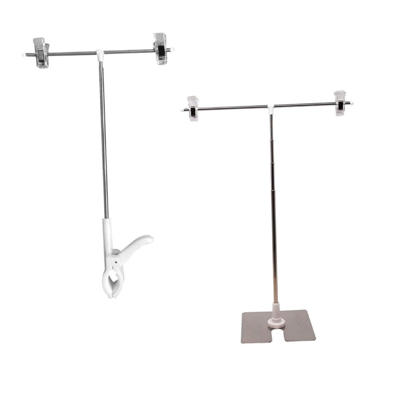 2Pcs Stainless Steel Adjustable Poster Holders For Retail Store And Office - Image 2