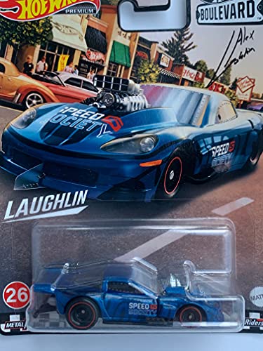 die cast Hotwheels Boulevard Corvette Z06 Drag Racer [Blue] - Premium 1:64 Scale - Image 2