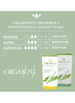 Organyc Complete Protection Feminine Care Organic Cotton Tampons with Compact Applicator, Super Plus, 16 Pieces - Pack of 1 - pzsku/ZFDF538C4C49A2E07CD07Z/45/_/1731654016/d0f6f804-d781-46f7-aee3-1a28c4fa2ab1