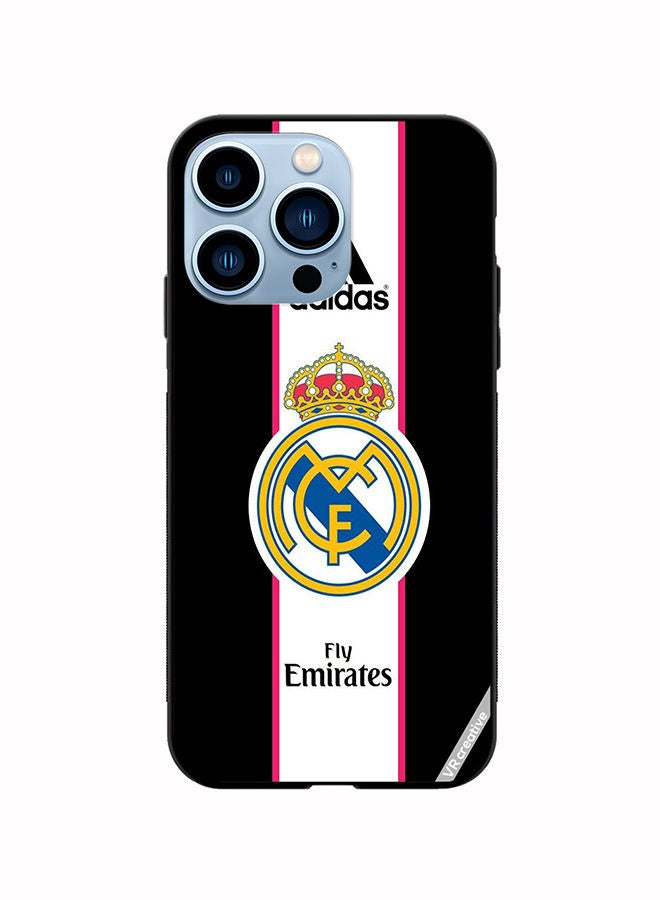 VR CREATIVE غطاء حماية لجهاز آبل آيفون 13 برو تصميم مدريد متعدد الألوان - Image 1