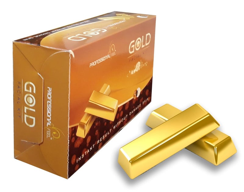 PROFESSIONAL FEEL Mix Fruit  Gold Facial Kit Special Combo Facial Kit Set of 2 500 G - Image 3