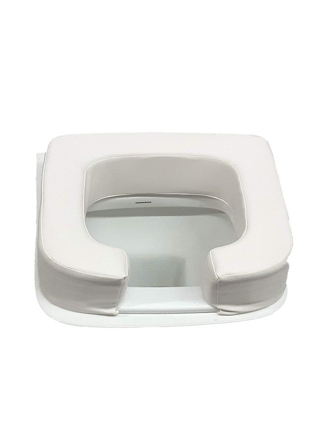 Pedder Johnson Rectangular Foam Toilet Seat (8 cm) - Image 2