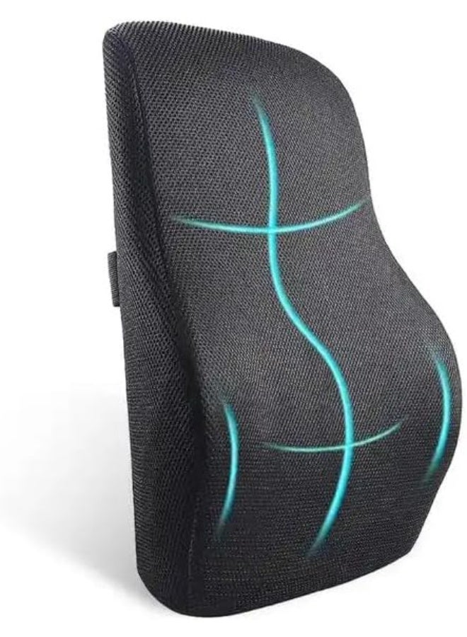 Premium Orthopedic Lumbar Support Cushion – Ergonomic Back Rest for Office Chair & Car Seat – Relieves Back Pain and Promotes Healthy Posture – Ideal for Daily Comfort - Image 1