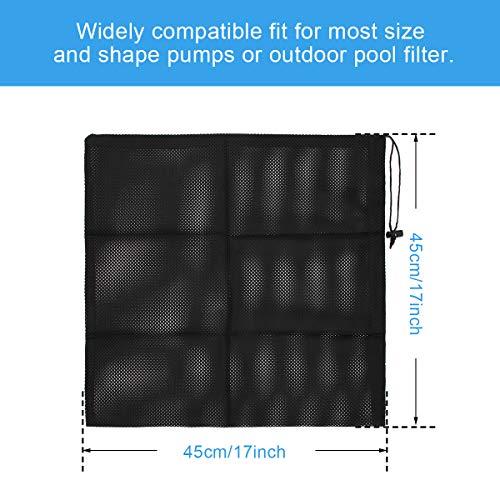 Catcan 17.7"x 17.7" Pond Pump Filter Bag, Catcan Large Pump Barrier Bag, Pond Filters for Outdoor Ponds Nylon Mesh Fabric - Image 3