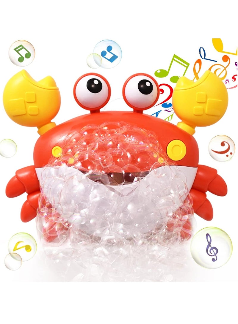 Crab Bubble Bath Toy, Bath Toys for 1-3 Years Old Babies, Bubble Toy, Bathtub Toys for Babies 3-6-12-18 Months, Bath Toys for Boys and Girls Ages 1-8 Years Old - Image 1