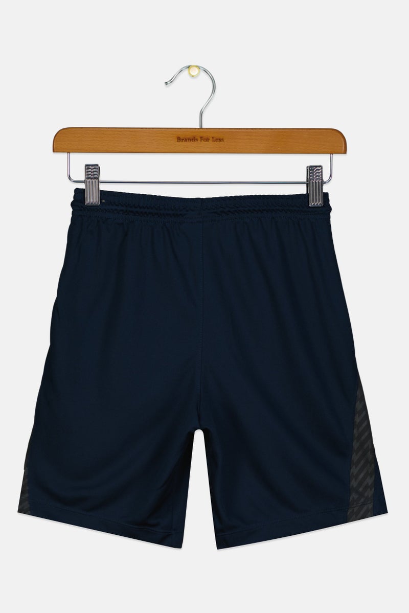 Nike Kids Boy Loose Fit Brand Logo Outdoor Shorts, Navy - Image 2