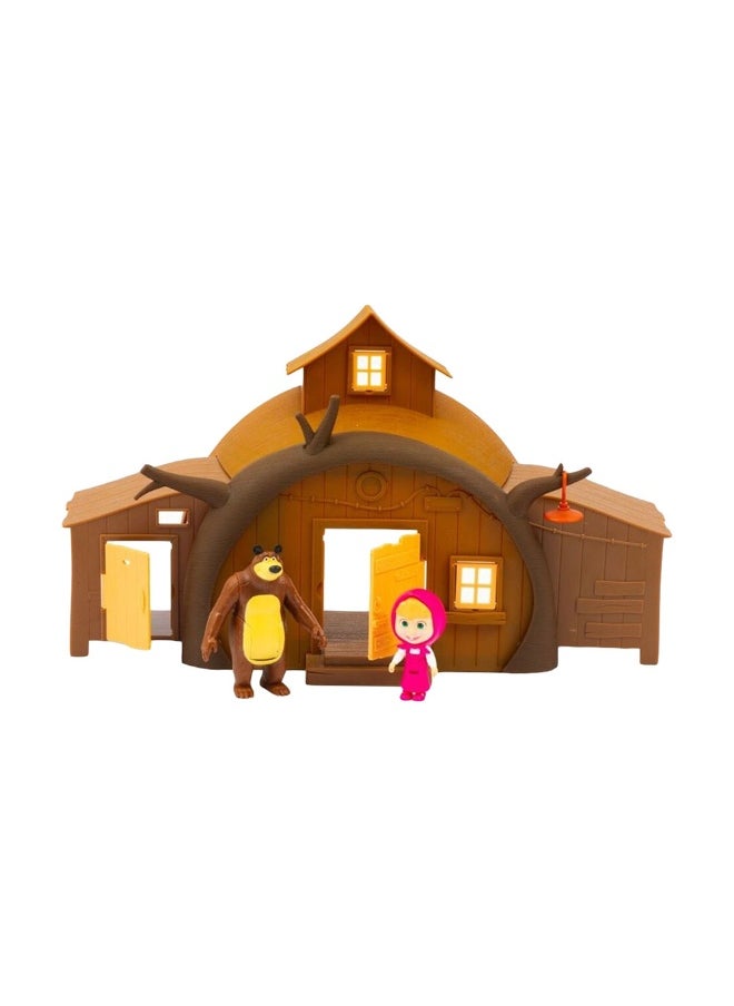 Masha and The Bear - Masha & The Bear: Bear'S House Playset With Figure & Accessories - Image 1