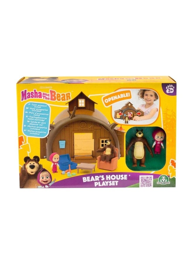 Masha and The Bear - Masha & The Bear: Bear'S House Playset With Figure & Accessories - Image 1