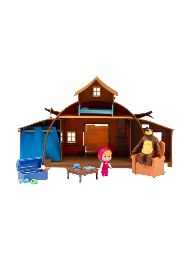 Masha and The Bear - Masha & The Bear: Bear'S House Playset With Figure & Accessories - Image 1