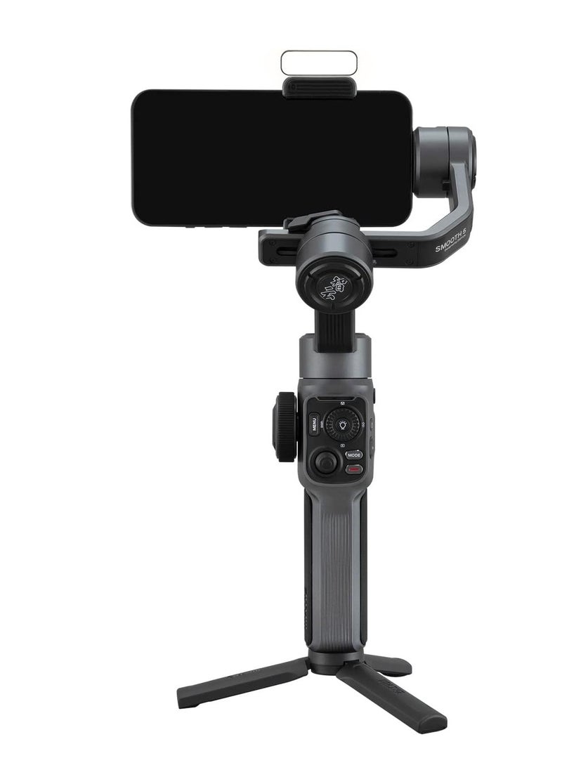 Zhiyun - Smooth 5 Combo Professional 3-Axis Handheld Gimbal Stabilizer for Smartphone - Image 1