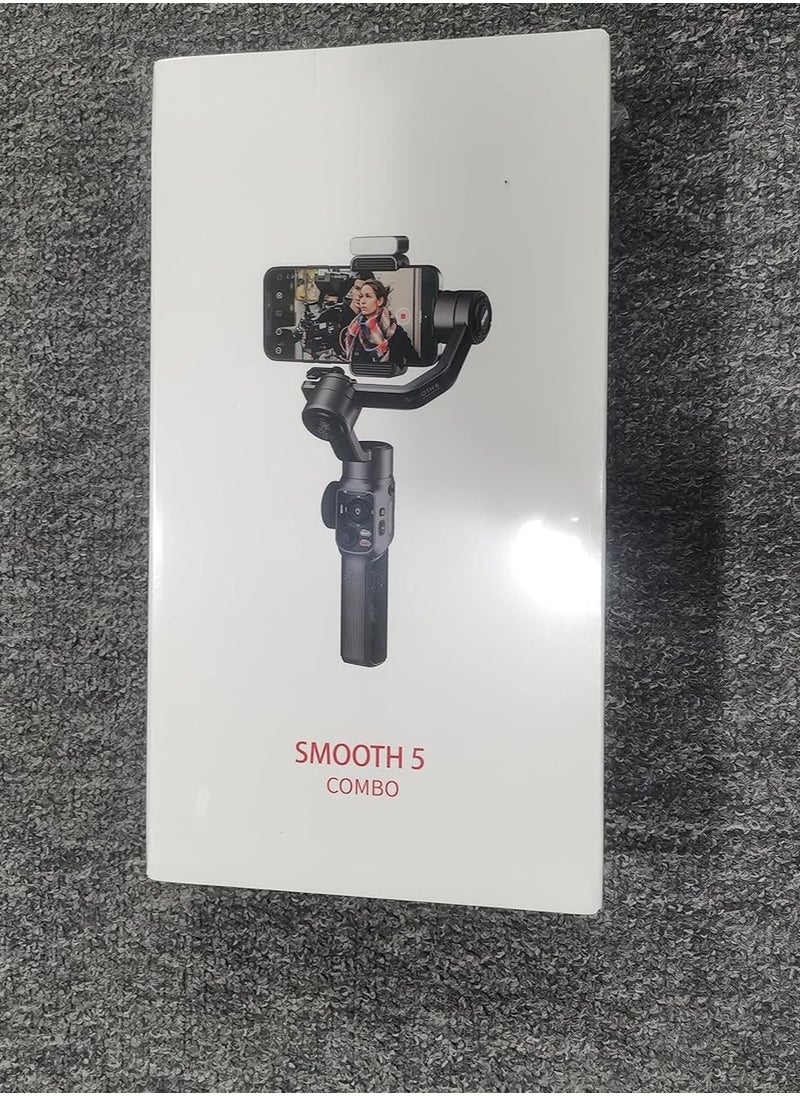 Zhiyun - Smooth 5 Combo Professional 3-Axis Handheld Gimbal Stabilizer for Smartphone - Image 1